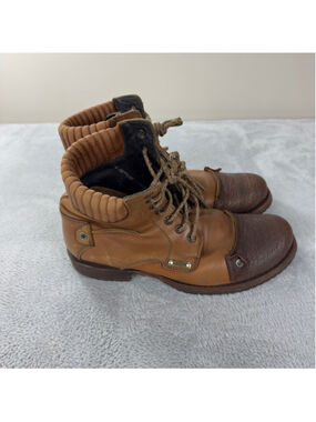 Cuadra Men's Size 10 US/29 MX Ankle Boots 100% Leather Made in Mexico